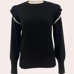 Truien & Vesten Dames*Sofia - Gezellige Elegante Damestrui met Ruches voor de Zomer