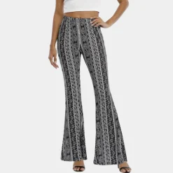 Broeken & Rokken Dames*Soleil - Boho stijl uitlopende zomerbroek voor vrouwen