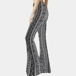 Broeken & Rokken Dames*Soleil - Boho stijl uitlopende zomerbroek voor vrouwen