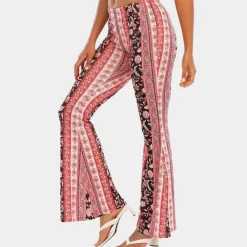 Broeken & Rokken Dames*Soleil - Boho stijl uitlopende zomerbroek voor vrouwen