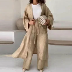 Sets Dames*SOLÈNE - Tweedelige cardigan set voor de zomer