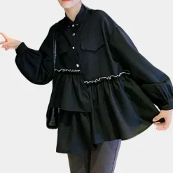 Topjes & Shirts Dames*Sorona - Stijlvolle Damestop voor de Zomer Zwart