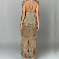 Jurken & Jumpsuits Dames*Stefania - Luxueuze Zomerjurk met Laagjes voor Vrouwen