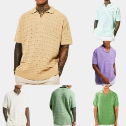 Shirts Heren*Stephan - Luchtige en ademende herenpolo voor de zomer