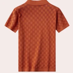 Shirts Heren*Stijlvol gebreid poloshirt voor heren - Perfect voor de zomer