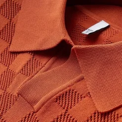 Shirts Heren*Stijlvol gebreid poloshirt voor heren - Perfect voor de zomer