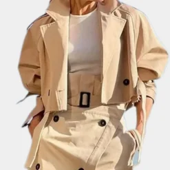 Sets Dames*Stijlvolle dames trenchcoat set voor de zomer