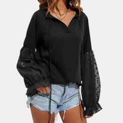 Blazers & Blouses Dames*Stijlvolle damesblouse voor de zomer