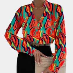 Blazers & Blouses Dames*Stijlvolle damesblouse voor de zomer