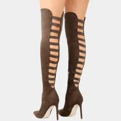 Damesschoenen*Stijlvolle dameslaarzen met overknee voor de zomer