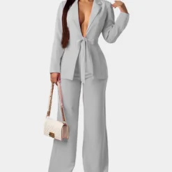 Sets Dames*Stijlvolle 2-delige blazerset voor dames - Zomerse Editie