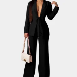 Sets Dames*Stijlvolle 2-delige blazerset voor dames - Zomerse Editie