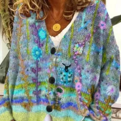 Truien & Vesten Dames*Stijlvolle en kleurrijke damestrui voor de zomer