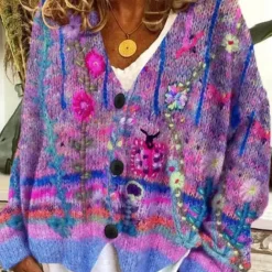 Truien & Vesten Dames*Stijlvolle en kleurrijke damestrui voor de zomer