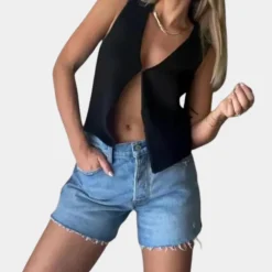 Topjes & Shirts Dames*Stijlvolle losse zomertop voor dames