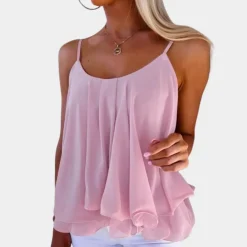 Topjes & Shirts Dames*Stijlvolle mouwloze damestanktop voor de zomer