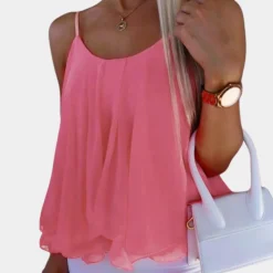 Topjes & Shirts Dames*Stijlvolle mouwloze damestanktop voor de zomer