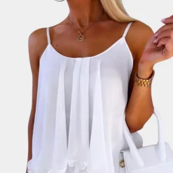 Topjes & Shirts Dames*Stijlvolle mouwloze damestanktop voor de zomer