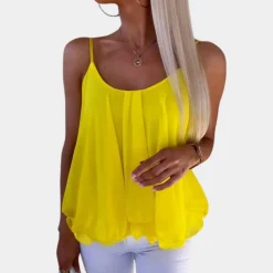 Topjes & Shirts Dames*Stijlvolle mouwloze damestanktop voor de zomer