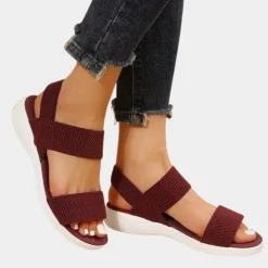 Damesschoenen*Stijlvolle platte sandalen voor dames - Perfect voor de zomer