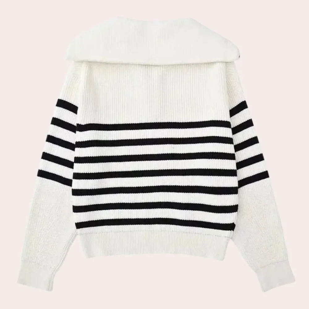 Truien & Vesten Dames*Stijlvolle trui met rits voor dames