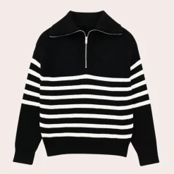 Truien & Vesten Dames*Stijlvolle trui met rits voor dames