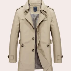 Jassen Heren*Stijlvolle zomer trenchcoat voor heren