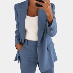 Blazers & Blouses Dames*Stijlvolle Zomerse Blazerset voor dames