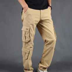 Broeken Heren*Stijlvolle zomerse cargo broek voor heren