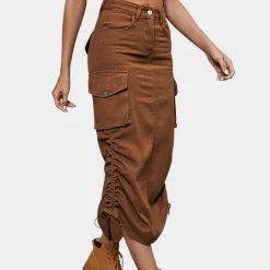 Broeken & Rokken Dames*Stijlvolle zomerse cargo rok voor dames