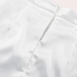 Broeken & Rokken Dames*Stijlvolle zomerse maxirok voor dames met split Wit