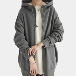 Jassen Dames*Stijlvolle zomerse zip-up hoodie voor dames