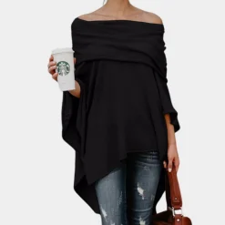 Topjes & Shirts Dames*Stijlvolle zomertop met lange mouwen voor dames