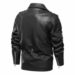 Leren Jassen Heren*Street Leren Jas - Zomerse Editie Zwart