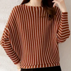 Truien & Vesten Dames*Szonja - Modieus gestreepte damestrui voor de zomer