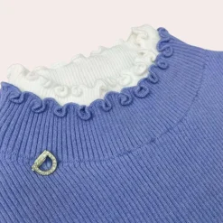 Truien & Vesten Dames*TADITA - Modieuze Zomerse Trui voor Dames Blauw