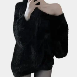 Truien & Vesten Dames*TAHKI - Luxe Trui voor Dames Zwart