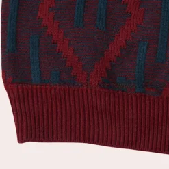 Truien & Vesten Dames*TALLIE - Moderne Gebreide Zomerse Trui voor Dames Bordeauxrood