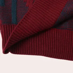 Truien & Vesten Dames*TALLIE - Moderne Gebreide Zomerse Trui voor Dames Bordeauxrood