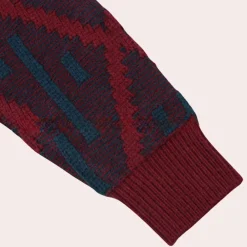 Truien & Vesten Dames*TALLIE - Moderne Gebreide Zomerse Trui voor Dames Bordeauxrood