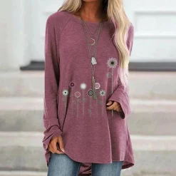 Topjes & Shirts Dames*TAMARA - Elegante zomerse sweatshirt voor vrouwen