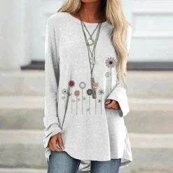 Topjes & Shirts Dames*TAMARA - Elegante zomerse sweatshirt voor vrouwen