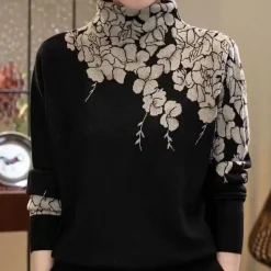 Truien & Vesten Dames*TANGIA - Comfortabele Zomerse Trui voor Dames Zwart