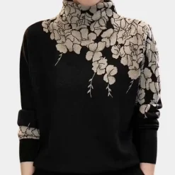 Truien & Vesten Dames*TANGIA - Comfortabele Zomerse Trui voor Dames Zwart