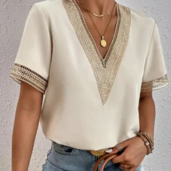 Topjes & Shirts Dames*TANJA - Elegant dames t-shirt voor de zomer