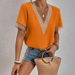 Topjes & Shirts Dames*TANJA - Elegant dames t-shirt voor de zomer