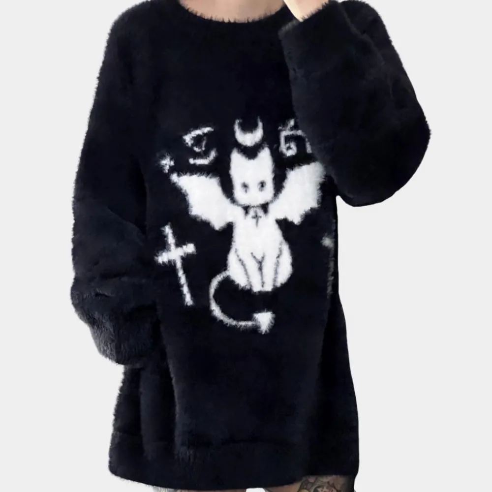 Truien & Vesten Dames*TARSHA - Trendy Trui voor Dames Zwart