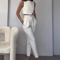 Sets Dames*Tatiana – Verfijnde 2-delige Zomerset voor Vrouwen