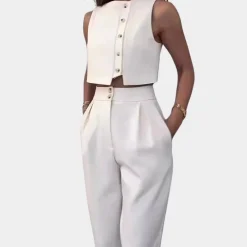 Sets Dames*Tatiana – Verfijnde 2-delige Zomerset voor Vrouwen