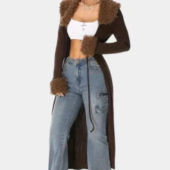 Truien & Vesten Dames*TATTINA - Klassiek Zomervest voor Dames Bruin